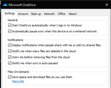 Onedrive - Save Space - Files On Demand Setting.PNG