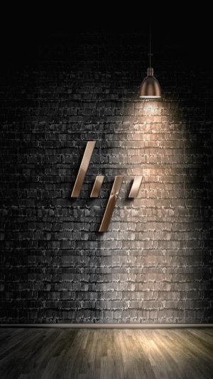 HP metal logo on brick wall.jpg