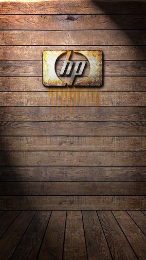 HP rustic metal logo in rustic empty lighted room.jpg
