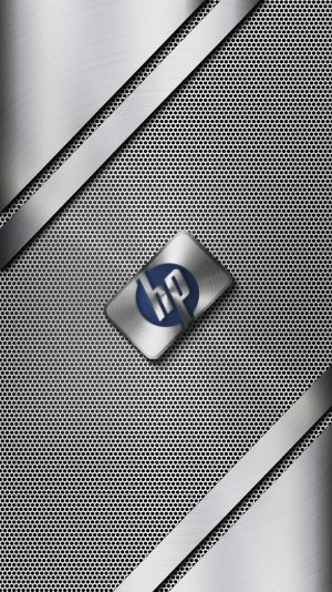 HP retro metal logo on metal holes background.jpg
