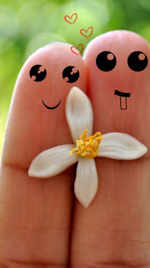 Cute-Love-Cartoon-Couple-Fingers-iphone-6-wallpaper-ilikewallpaper_com.jpg