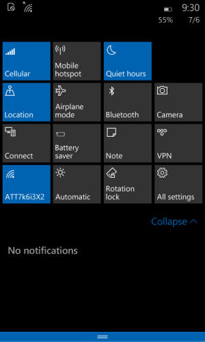 Windows 10 Mobile Action Center [2].png