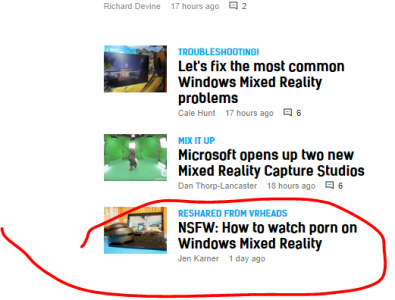 Microsoft Porn Meme - I'm no prude, but what up w/ WC, a site youth I know visit, sharing an  article on watching porn? | Windows Central