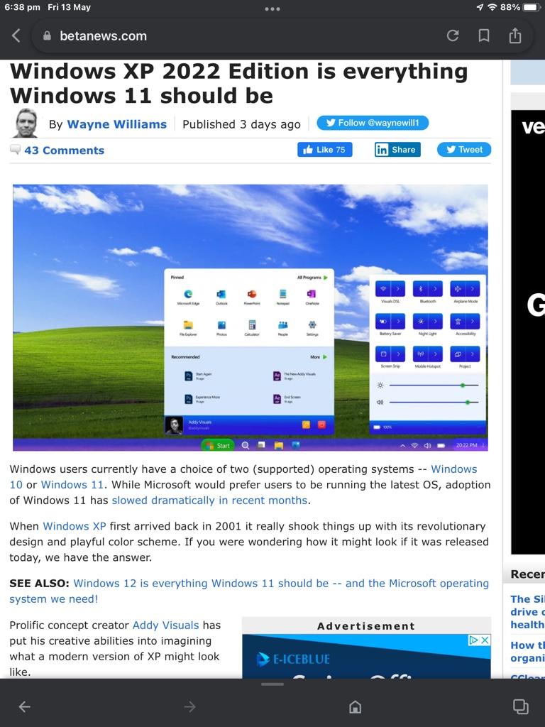 Testando o Windows XP em 2022